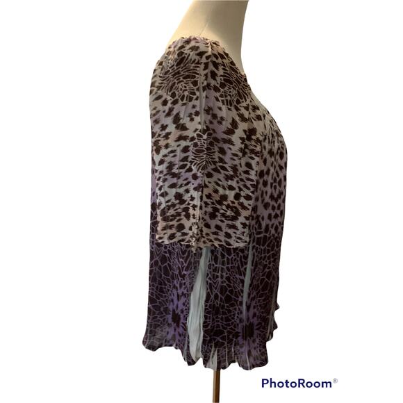 Lane Bryant Purple & White Top SIZE 14/16 - Picture 2 of 9